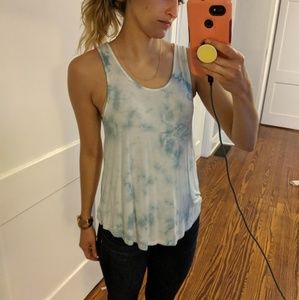 American eagle tie dye tank